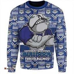 Amazing Aussie Canterbury Bankstown Bulldogs Champion’s Pride Comic Style Sweatshirt