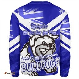 Amazing Aussie Canterbury Bankstown Bulldogs Happy Australia Day We Are One And Free Sweatshirt
