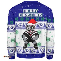 Amazing Aussie New Zealand Warriors Christmas Custom Special Ugly Christmas Sweatshirt