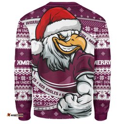 Amazing Aussie Manly Warringah Sea Eagles Ugly Knit Style For Christmas Game Fans Sweatshirt