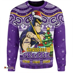 Amazing Aussie Melbourne Storm Aussie Ugly Christmas For Die Hard Fan Supporters Sweatshirt