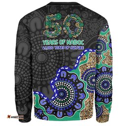 Amazing Aussie Indigenous Australian Aboriginal NAIDOC Fifty Years Cultural Celebration Edition Sweatshirt