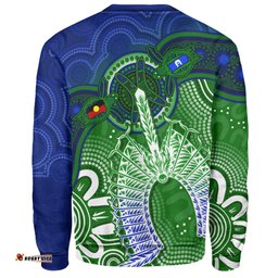 Amazing Aussie Indigenous Australian Aboriginal Spirit Of The Turtle Dreaming Path Sweatshirt