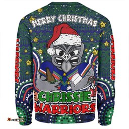 Amazing Aussie New Zealand Warriors Christmas Custom Christmas Knit Patterns Vintage Jersey Ugly Sweatshirt