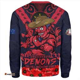 Amazing Aussie Melbourne Ripped Legacy Of The Game The ANZAC Spirit Lives On Sweatshirt