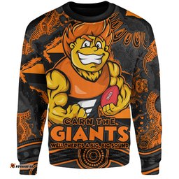 Amazing Aussie GWS GIANTS Blazing Spirit Of Victory Sweatshirt