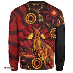Amazing Aussie Indigenous Australian Aboriginal Echoes Of The Dreaming Sweatshirt
