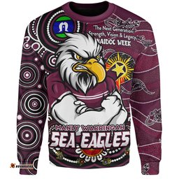 Amazing Aussie Manly Warringah Sea Eagles Spirit Of NAIDOC Series Sweatshirt