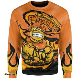 Amazing Aussie GWS GIANTS Premiership Series Flame Edition Sweatshirt