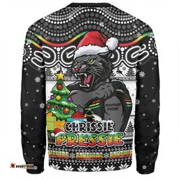 Amazing Aussie Penrith Panthers Aussie Ugly Christmas For Die Hard Fan Supporters Sweatshirt