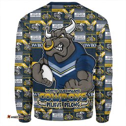 Amazing Aussie North Queensland Cowboys Champion’s Pride Comic Style Sweatshirt
