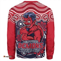 Amazing Aussie Melbourne Aboriginal Inspired Tough Fan Football For Life Sweatshirt