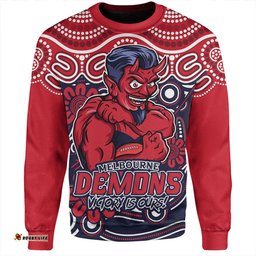 Amazing Aussie Melbourne Aboriginal Inspired Tough Fan Football For Life Sweatshirt