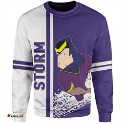 Amazing Aussie Melbourne Storm Melbourne Storm Mascot Quater Style Sweatshirt