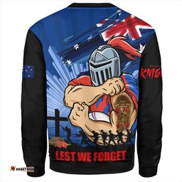 Amazing Aussie Newcastle Knights Fearless ANZAC Defender Sweatshirt