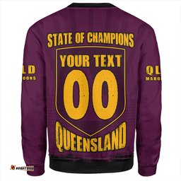 Amazing Aussie Queensland Maroons Dynasty Of Maroons Sweatshirt