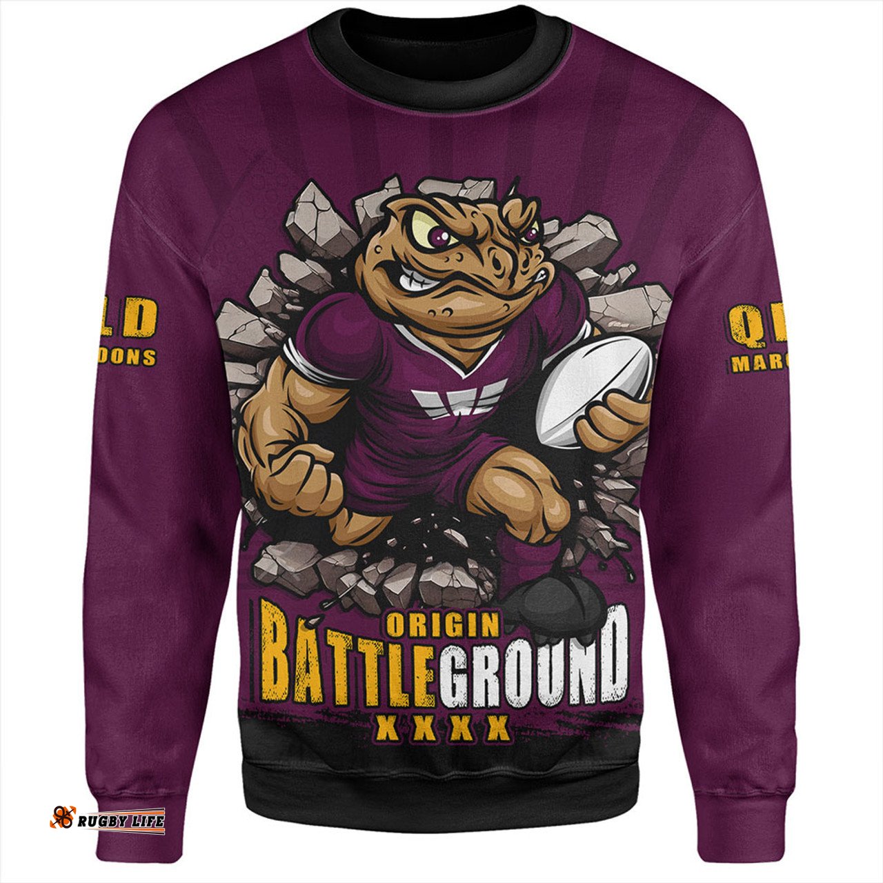 Amazing Aussie Queensland Maroons Dynasty Of Maroons Sweatshirt