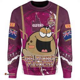 Amazing Aussie Cane Toads Sport Custom Go Mighty Inspired Sweatshirt