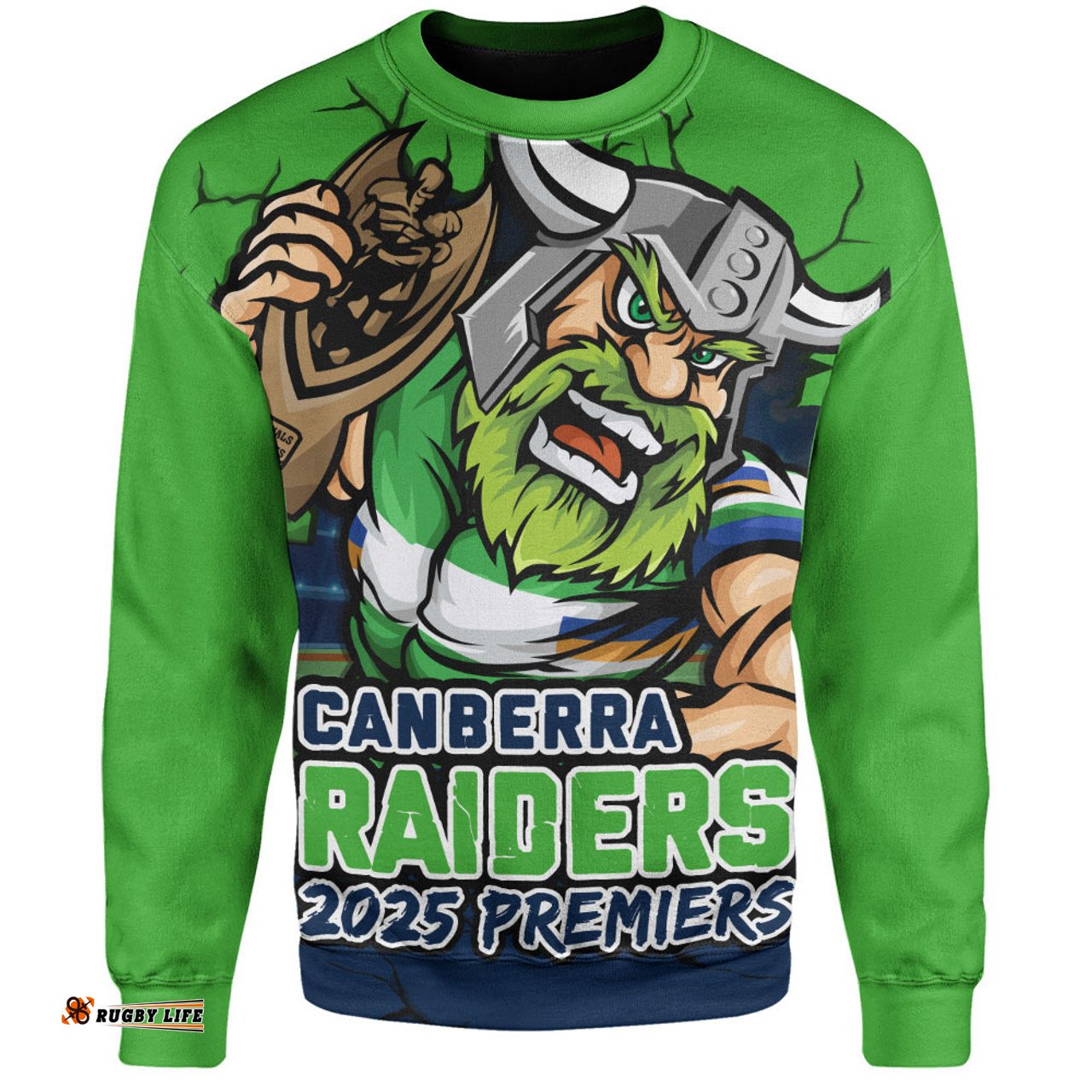 Amazing Aussie Canberra Raiders Unleash Power In The Ultimate Battle Sweatshirt