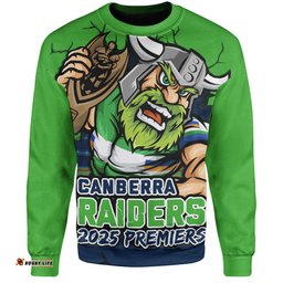 Amazing Aussie Canberra Raiders Unleash Power In The Ultimate Battle Sweatshirt