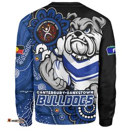 Amazing Aussie Canterbury Bankstown Bulldogs Power Through Generations NAIDOC Edition Sweatshirt