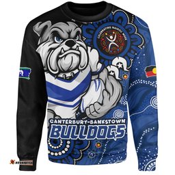 Amazing Aussie Canterbury Bankstown Bulldogs Power Through Generations NAIDOC Edition Sweatshirt
