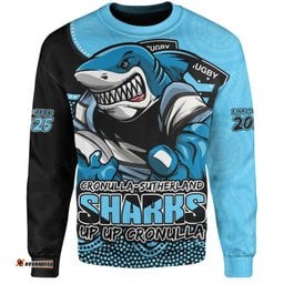 Amazing Aussie Cronulla Sutherland Sharks Battle For Glory Rugby Finals Edition Sweatshirt