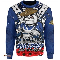 Amazing Aussie Canterbury Bankstown Bulldogs Ripped Legacy Of The Game The ANZAC Spirit Lives On Sweatshirt