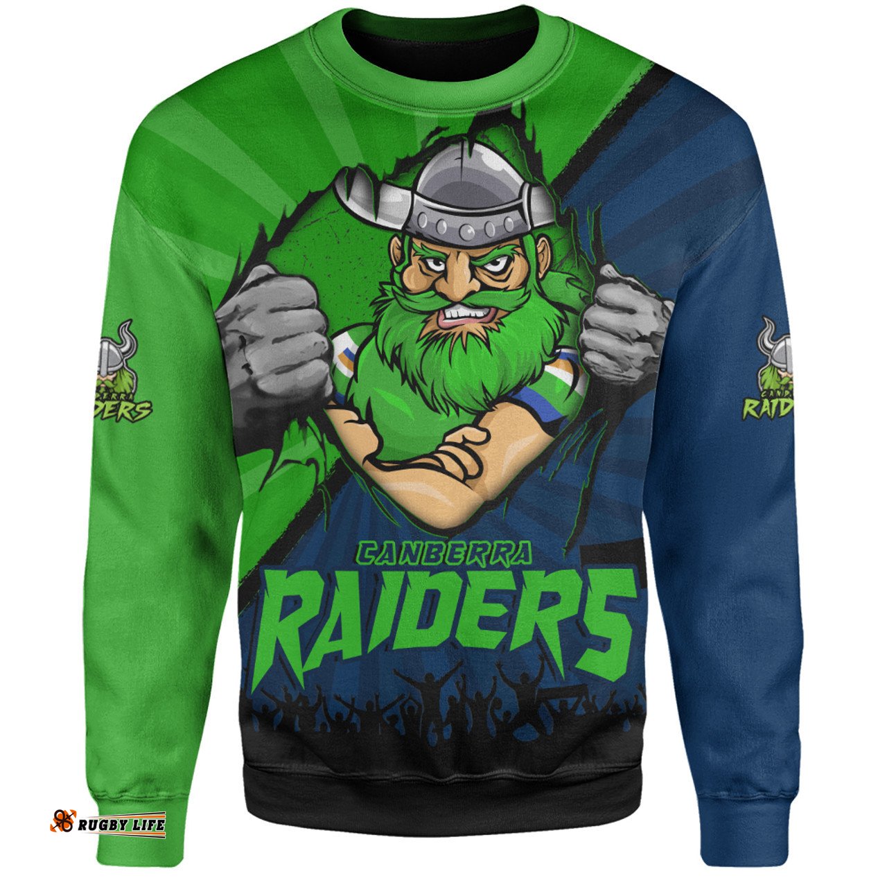 Amazing Aussie Canberra Raiders Fearless Soul Series Sweatshirt