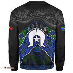 Amazing Aussie Indigenous Australian Aboriginal Torres Warrior Legacy NAIDOC Journey Sweatshirt