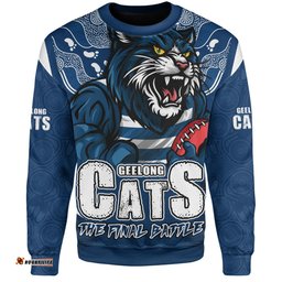 Amazing Aussie Geelong Cats Final Clash Battle Edition Sweatshirt