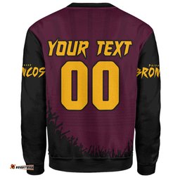 Amazing Aussie Brisbane Broncos Heart Of A Fighter Tough And Fearless Sweatshirt