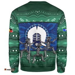 Amazing Aussie Indigenous Australian Aboriginal Torres Warrior Spirit NAIDOC Week Dance Edition Sweatshirt