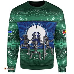 Amazing Aussie Indigenous Australian Aboriginal Torres Warrior Spirit NAIDOC Week Dance Edition Sweatshirt