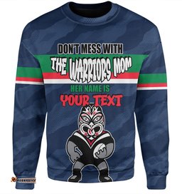 Amazing Aussie New Zealand Warriors Mother's Day Screaming Mom and Crazy Fan Sweatshirt