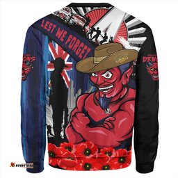 Amazing Aussie Melbourne Anzac Day Honor United In Spirit Sweatshirt