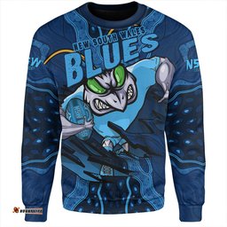 Amazing Aussie New South Wales Blues Blue Venom NSW Strikeforce Sweatshirt