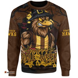 Amazing Aussie Hawthorn Full Moon Fever Halloween Supporter Sweatshirt