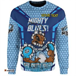 Amazing Aussie Cockroach Sport Custom Mighty Blues Sweatshirt