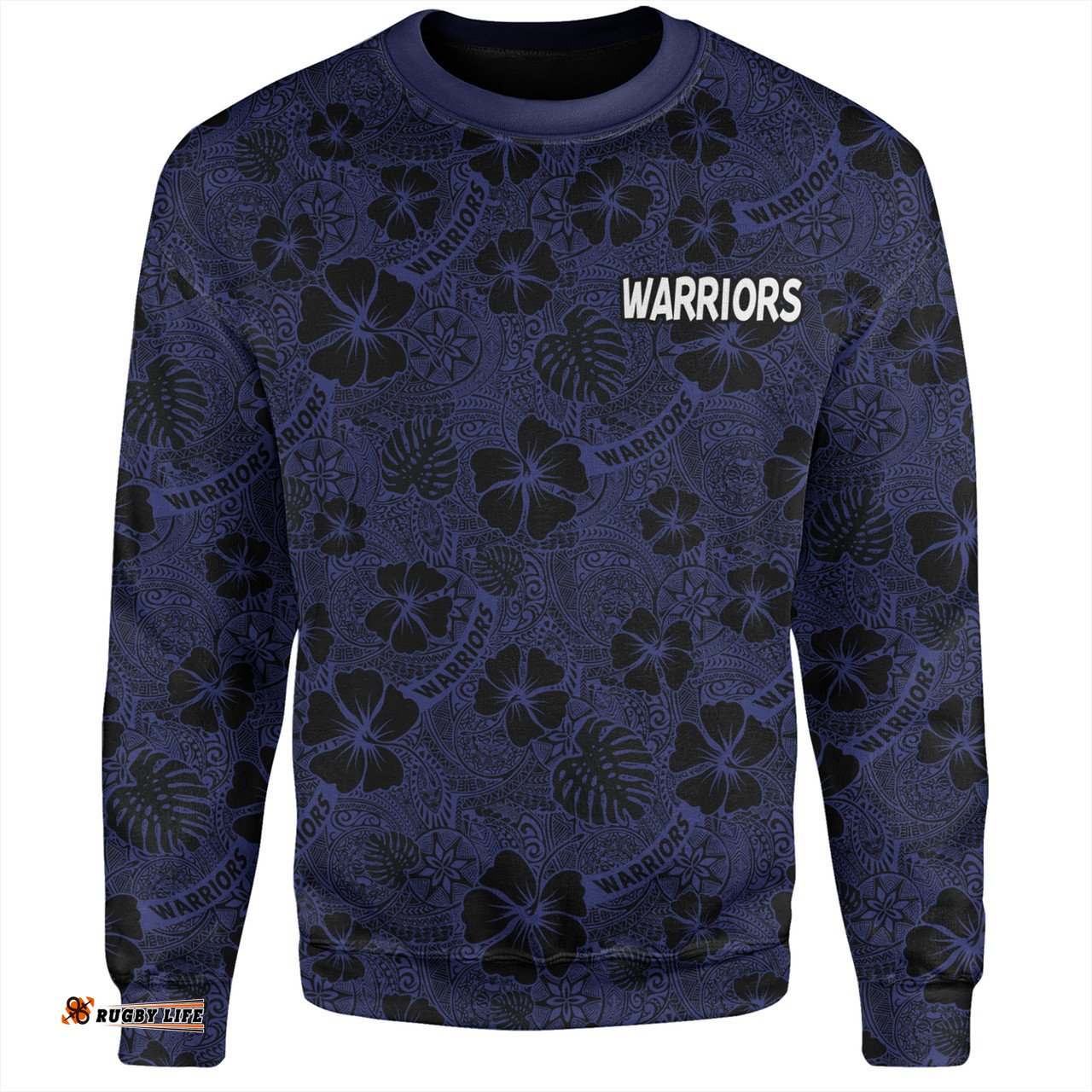 Amazing Aussie New Zealand Warriors Sport Scream With Tropical Patterns Sweatshirt