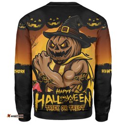 Amazing Aussie Hawthorn Dark Pumpkin Halloween Spirit Sweatshirt