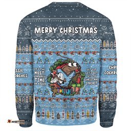Amazing Aussie New South Wales Cockroaches Christmas Custom Chrissie Spirit Sweatshirt