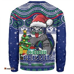 Amazing Aussie New Zealand Warriors Aussie Ugly Christmas For Die Hard Fan Supporters Sweatshirt