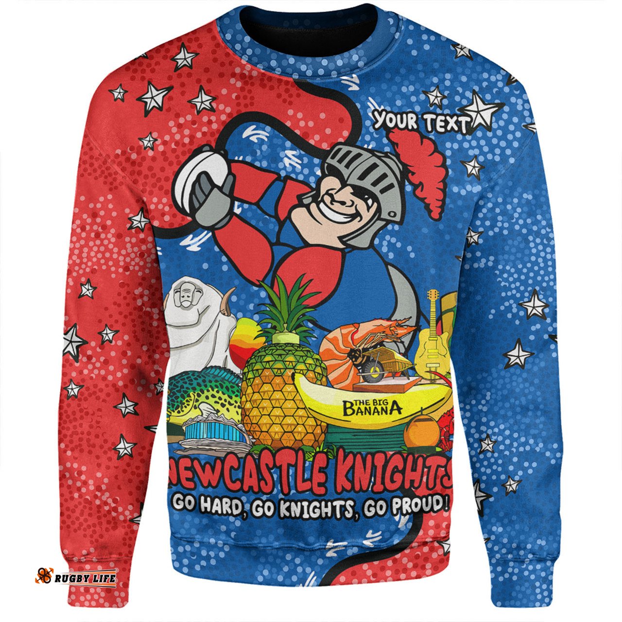 Amazing Aussie Newcastle Knights Custom Australian Big Things Sweatshirt