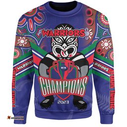Amazing Aussie New Zealand Warriors Sport Custom Talent Win Games But Teamwork And Intelligence Win Championships With Aboriginal Style Sweatshirt