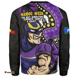 Amazing Aussie Melbourne Storm NAIDOC Indigenous Warrior Spirit Sweatshirt