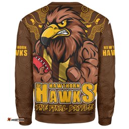 Amazing Aussie Hawthorn Final Clash Battle Edition Sweatshirt
