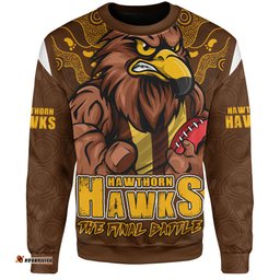 Amazing Aussie Hawthorn Final Clash Battle Edition Sweatshirt
