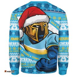 Amazing Aussie Gold Coast Titans Ugly Knit Style For Christmas Game Fans Sweatshirt