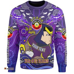 Amazing Aussie Melbourne Storm Naidoc Week Custom For Our Elders Home Jersey Sweatshirt